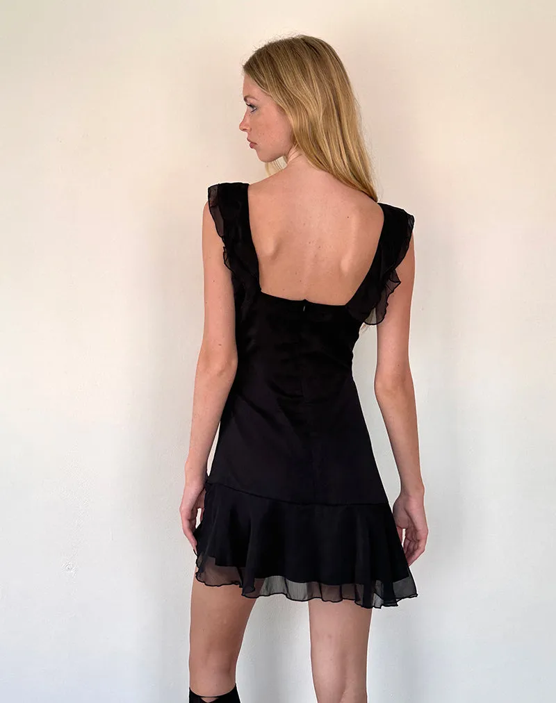 Aketi Mini Dress in Black