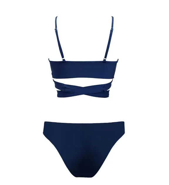Anekdot Lin + Skyline Slim Bikini Set Navy