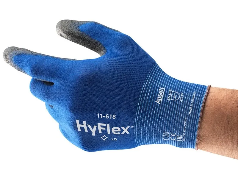 Ansell 11-618 HyFlex Ultra-thin Polyurethane Work Gloves - AN-11-618