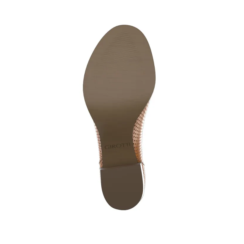 Block Heel Booties 2376