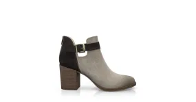 Block Heel Booties 2457
