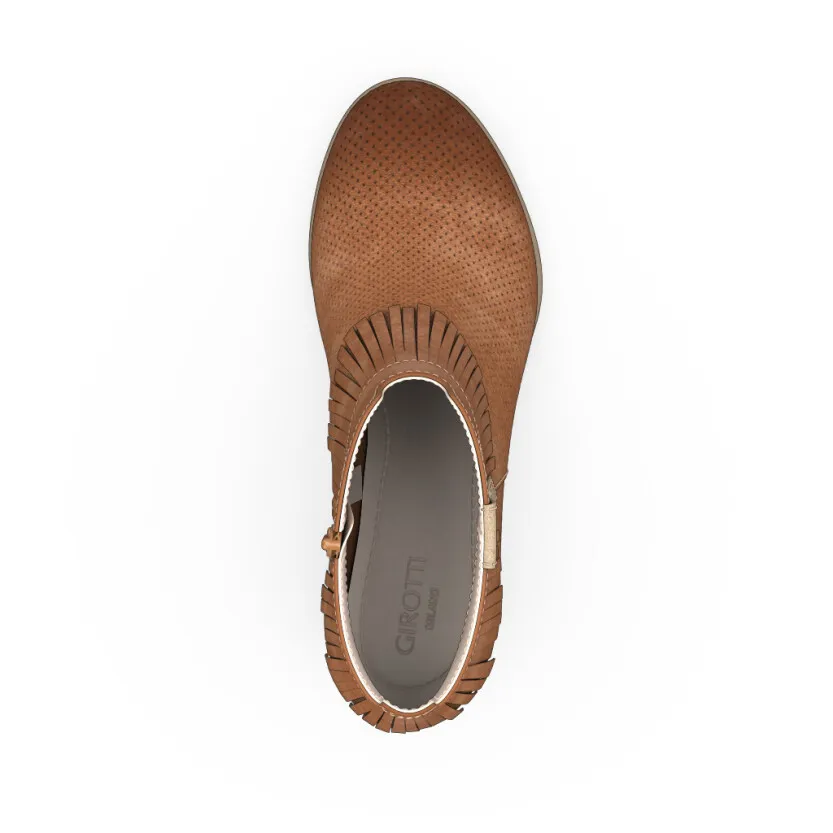 Block Heel Booties 29658
