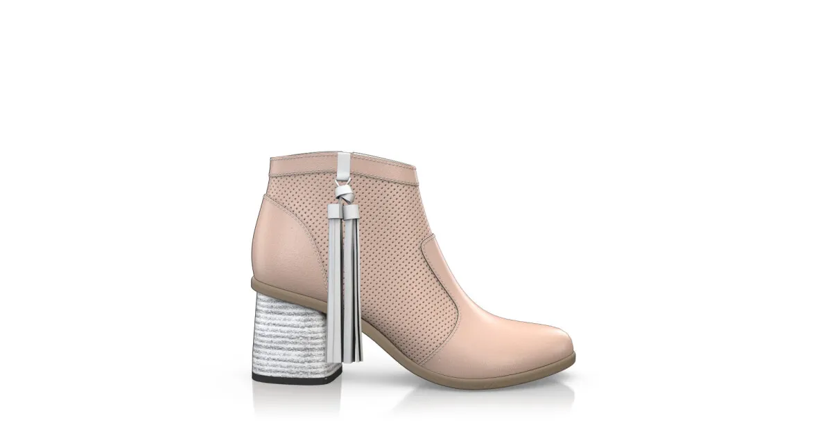 Block Heel Booties 29688
