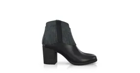 Block Heel Booties 2989