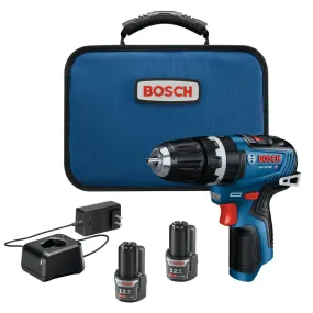 Bosch GSB12V-300B22 12V Max Brushless 3/8-Inch Hammer Drill/Driver 2.0Ah Kit