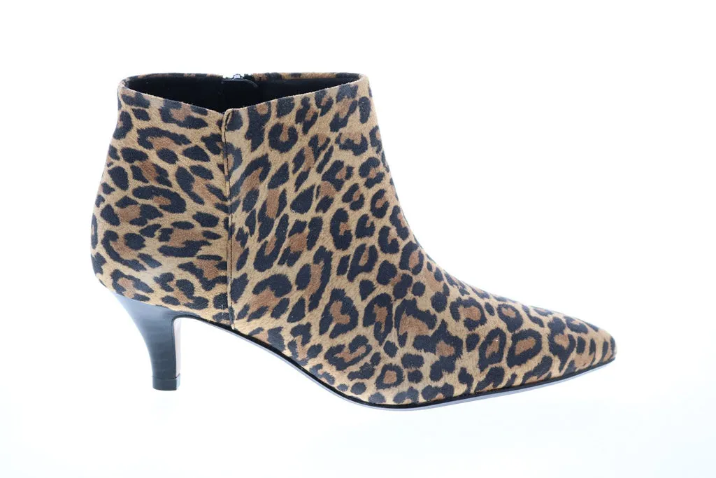 Clarks Linvale Sea 26146456 Womens Brown Suede Zipper Ankle & Booties Boots