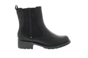 Clarks Orinoco Club 26130355 Womens Black Leather Slip On Chelsea Boots