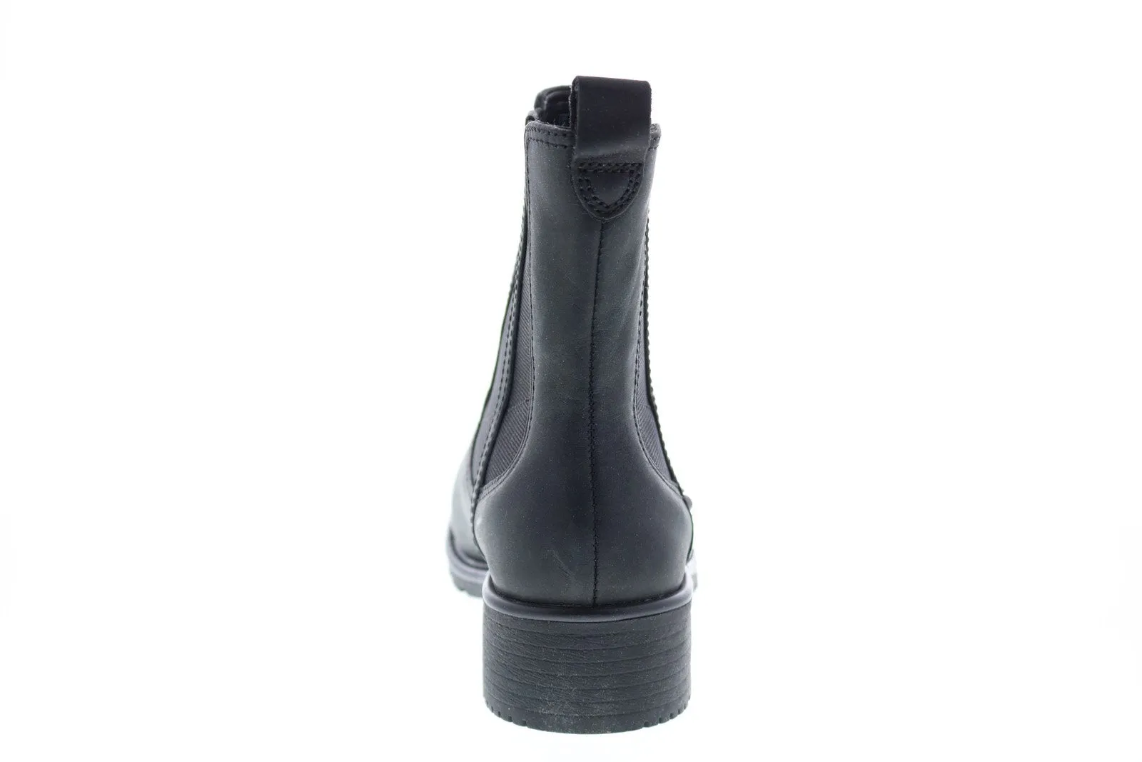 Clarks Orinoco Club 26130355 Womens Black Leather Slip On Chelsea Boots
