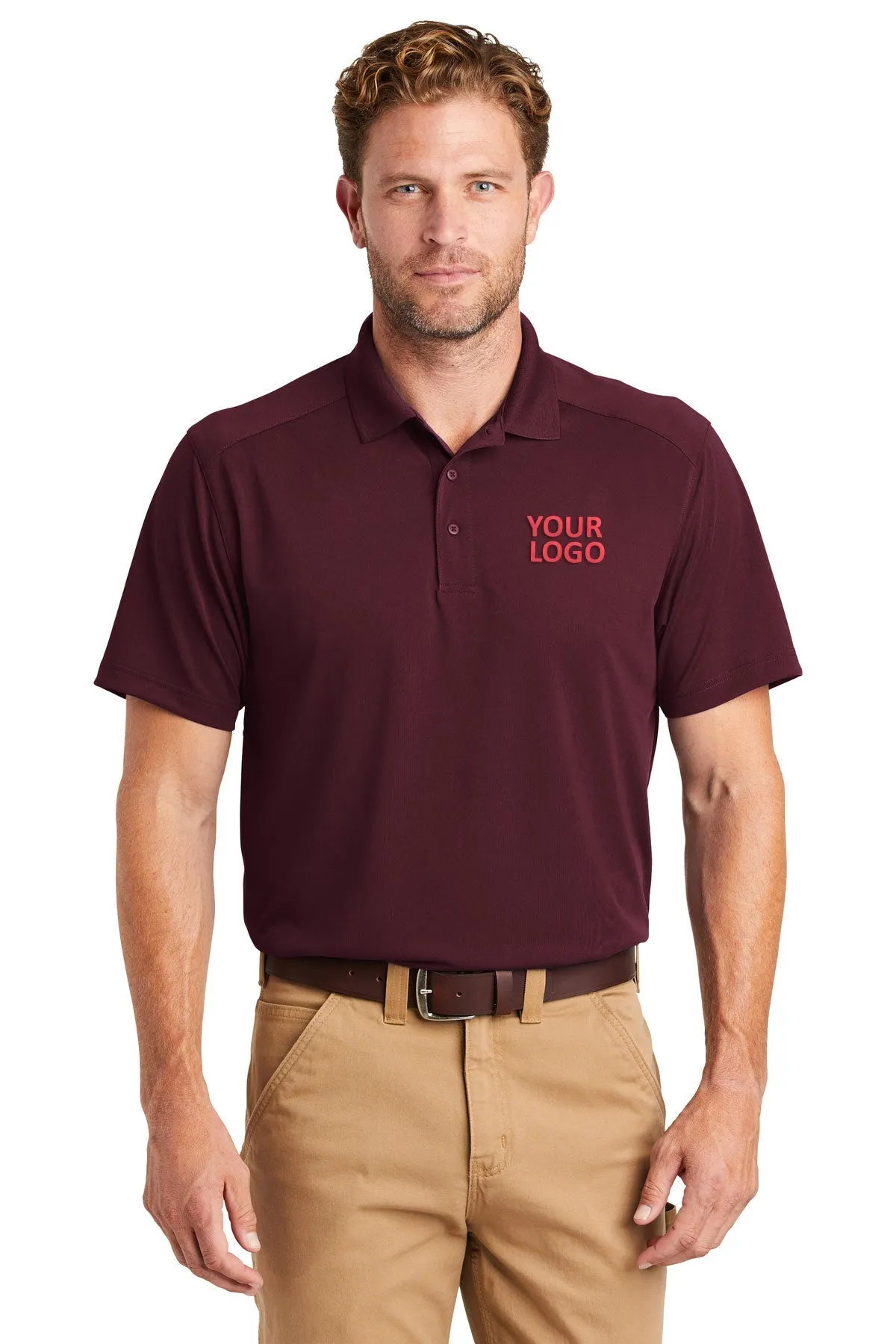 CornerStone Lightweight Polo, Maroon
