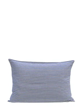 Cushion cover no 2 thin navy stripes, 50 x 70 cm