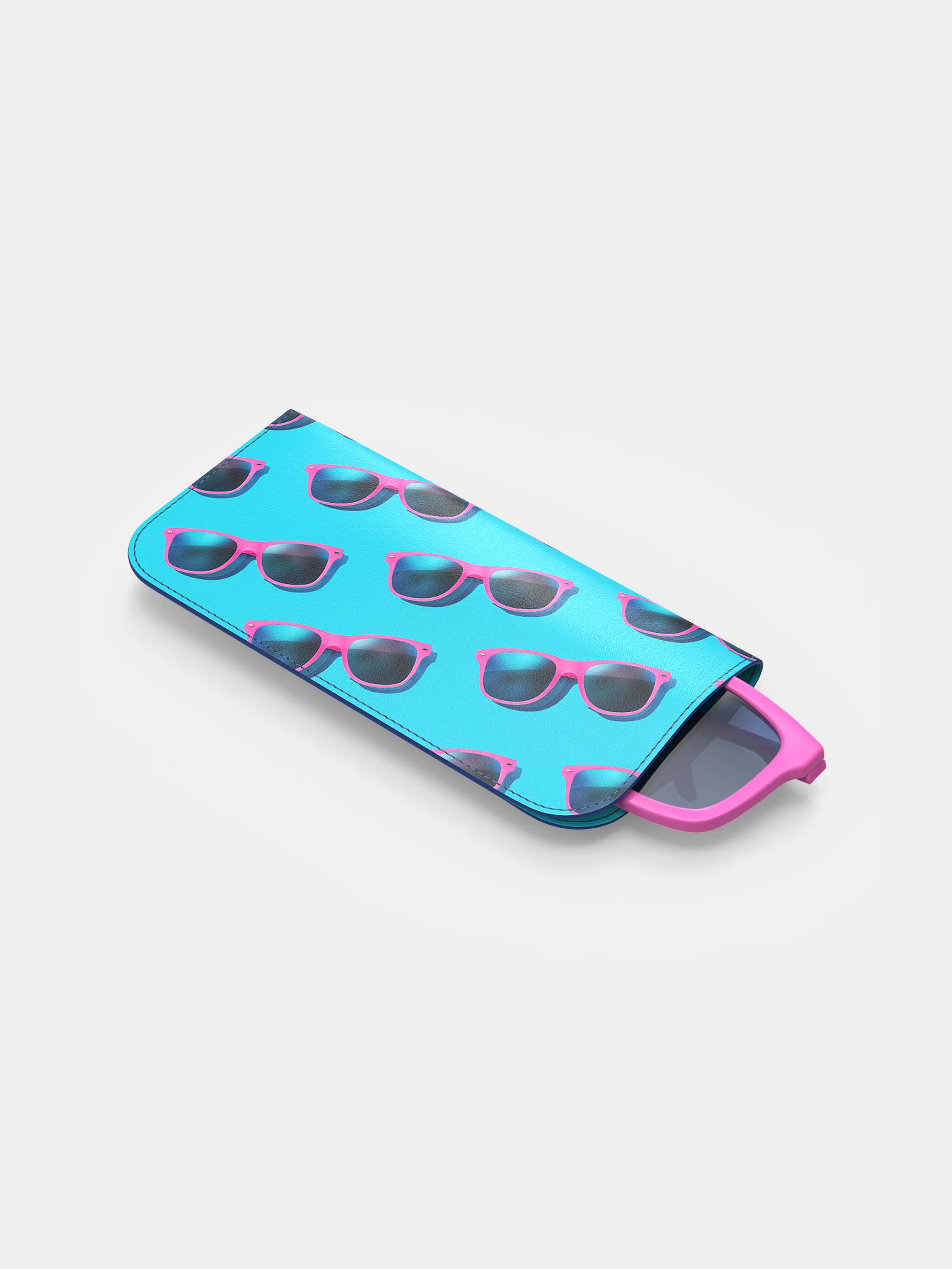 Custom Leather Glasses Case. Custom Leather Sunglasses Case.