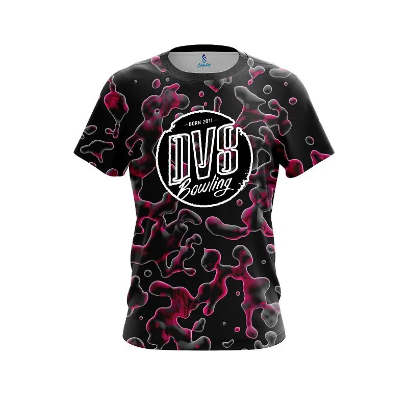 DV8 Pink Flowing Fluid CoolWick Bowling Jersey