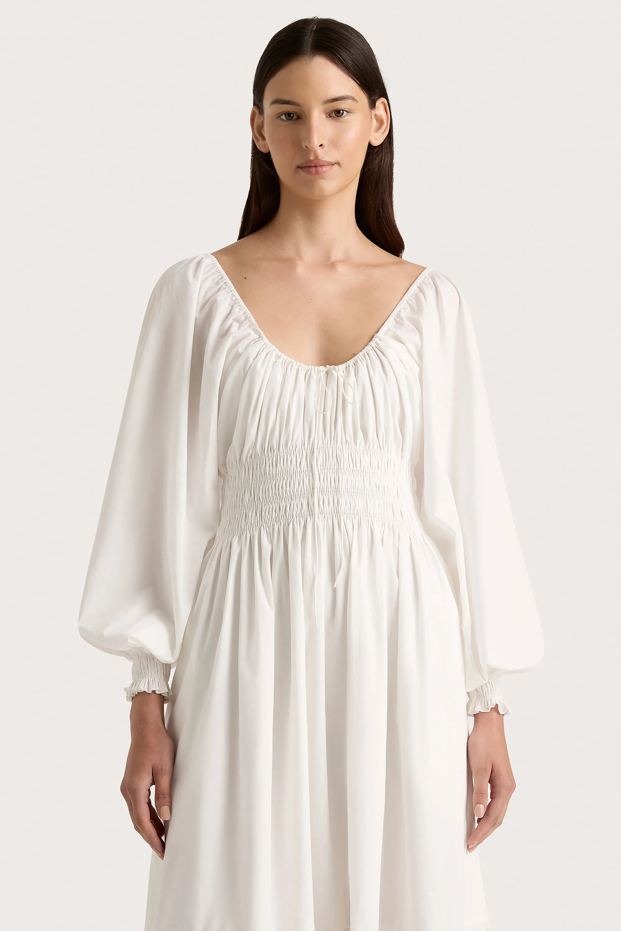 Fleur Maxi Dress White