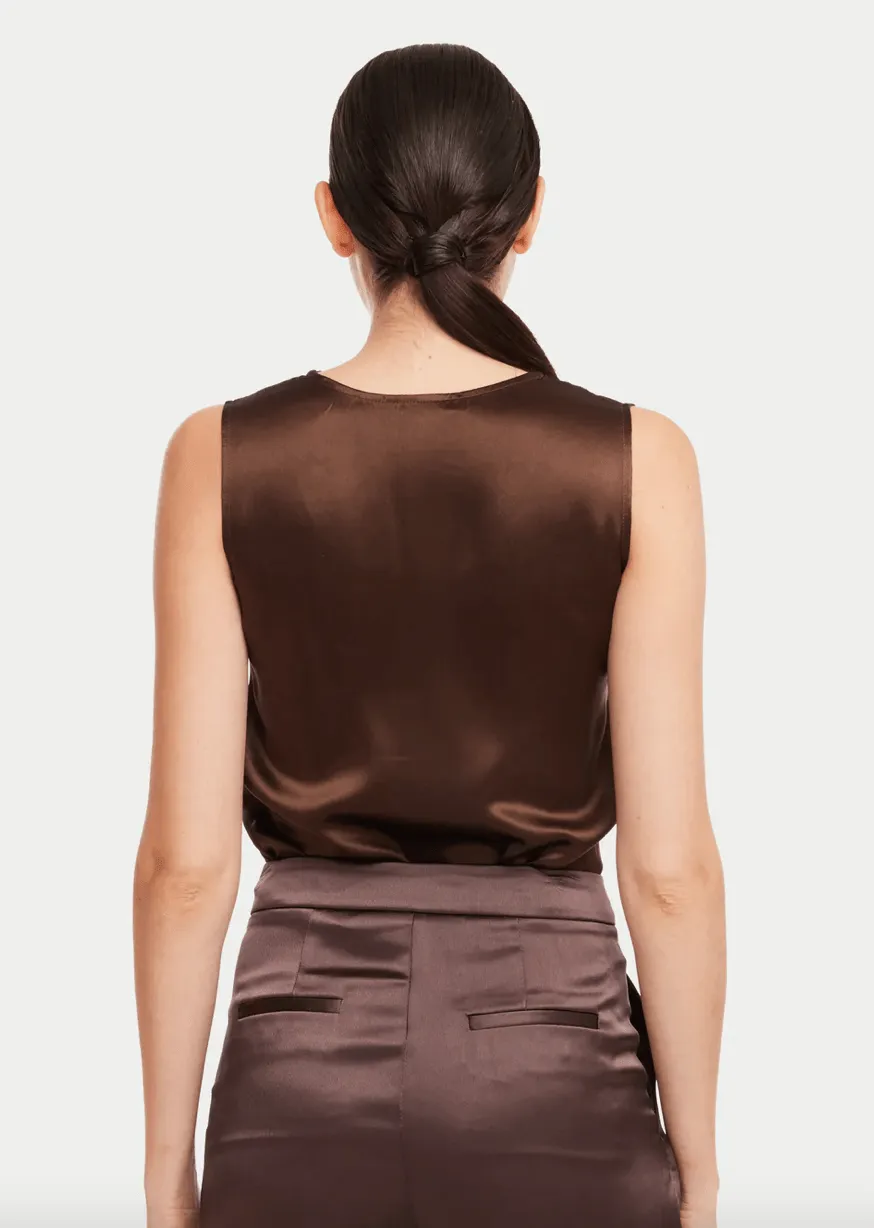 Generation Love Aida Tank in Espresso/Black
