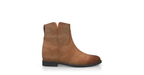 Hidden Wedge Ankle Boots 11468