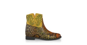 Hidden Wedge Ankle Boots 16259