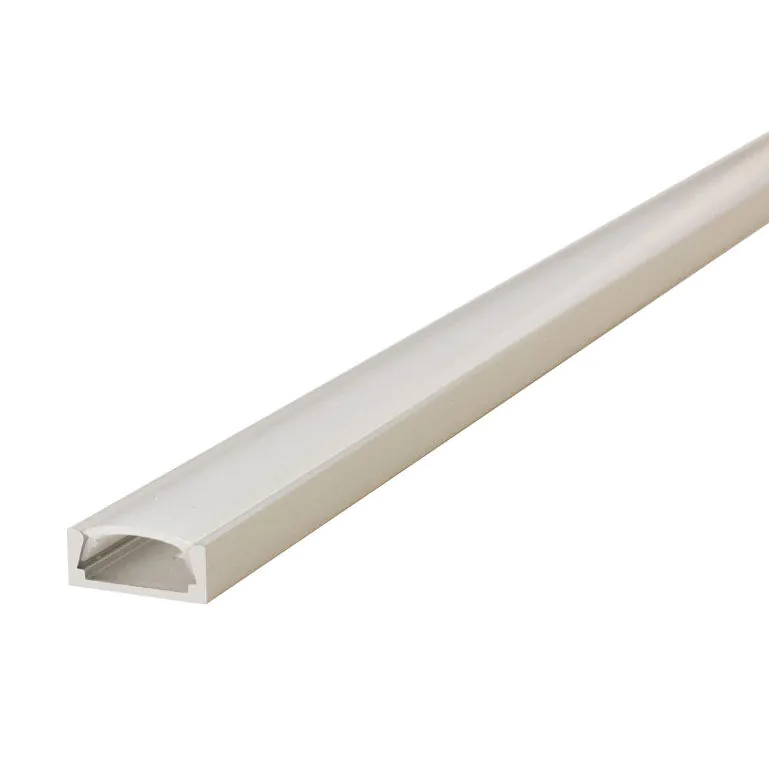 Integral LED Surface Cover Mounted Aluminium Profile Clip On With Frosted Diffuser 6x15.2x2000mm