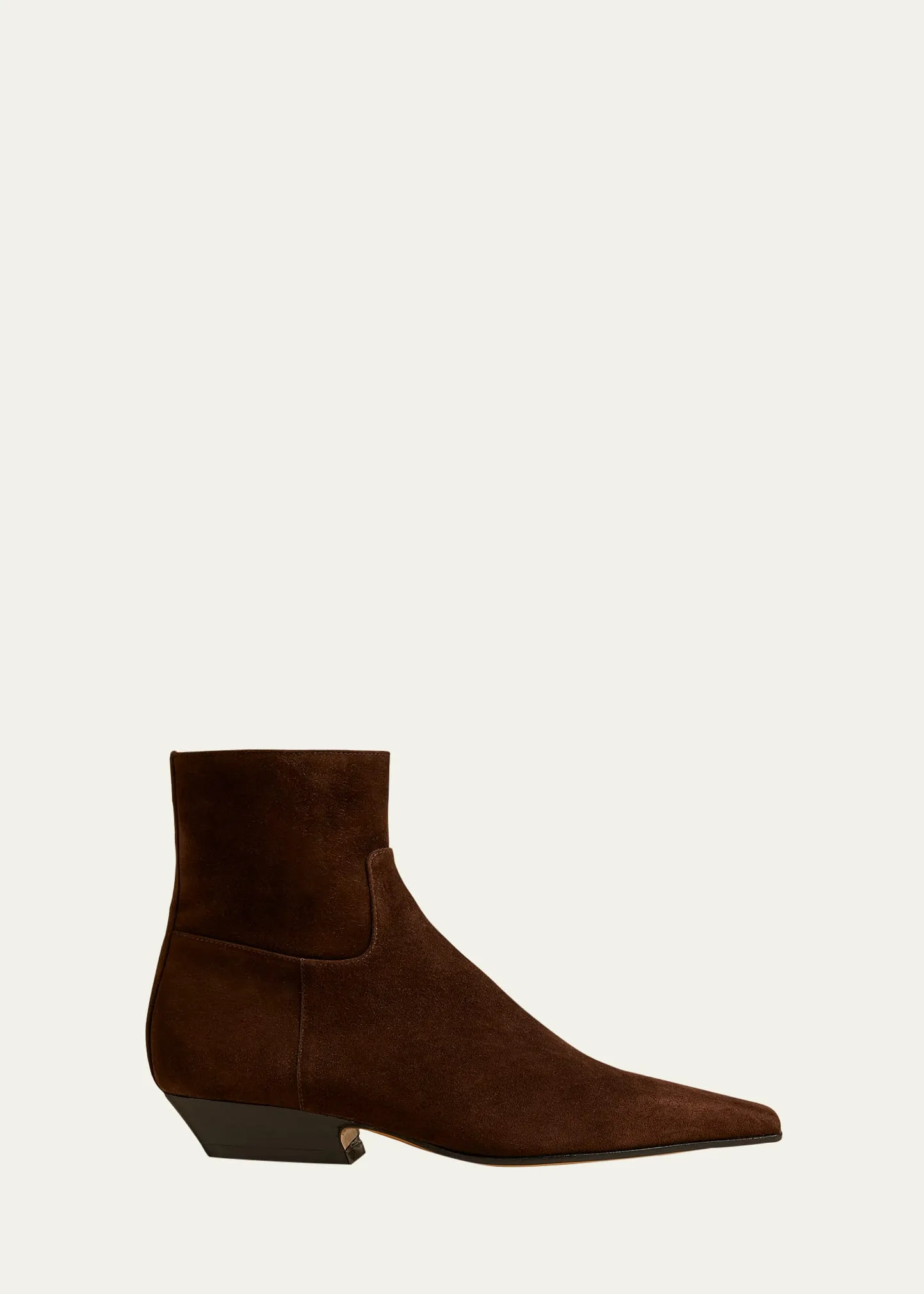 Khaite Marfa Suede Ankle Boots
