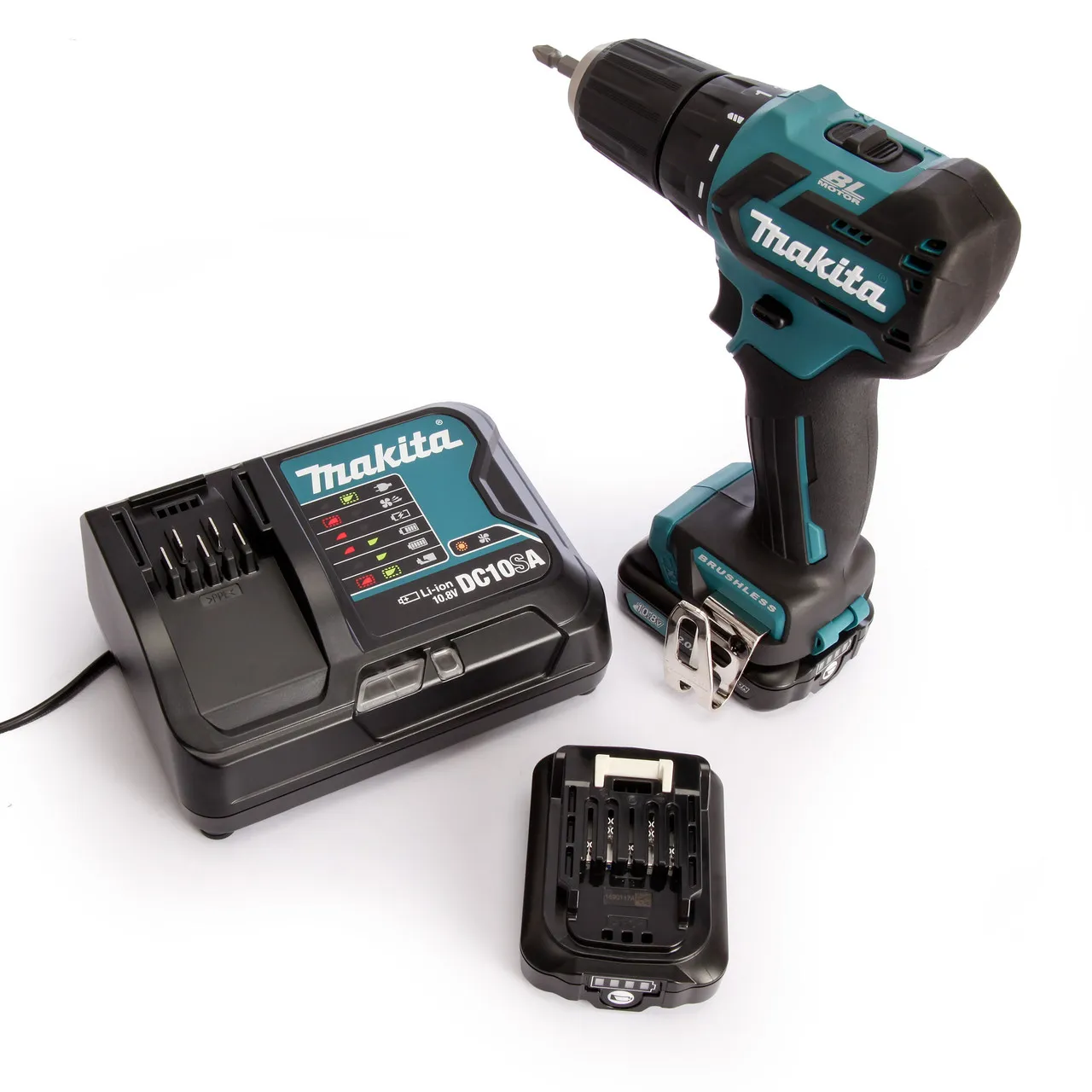 Makita DF332DSAJ 12max CXT Brushless Drill Driver (2 x 2.0Ah Batteries)