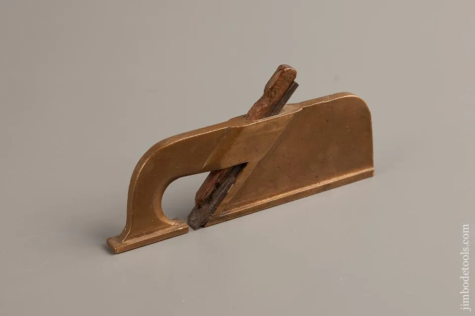 Miniature 3/8 x 5 5/8 inch Brass Rabbet Plane - 77386R