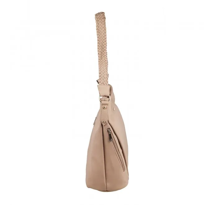 Mochi Women Beige Hand Bags Shoulder Bag
