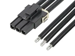 Molex 4 Way Female Mega-Fit Unterminated Wire to Board Cable, 300mm