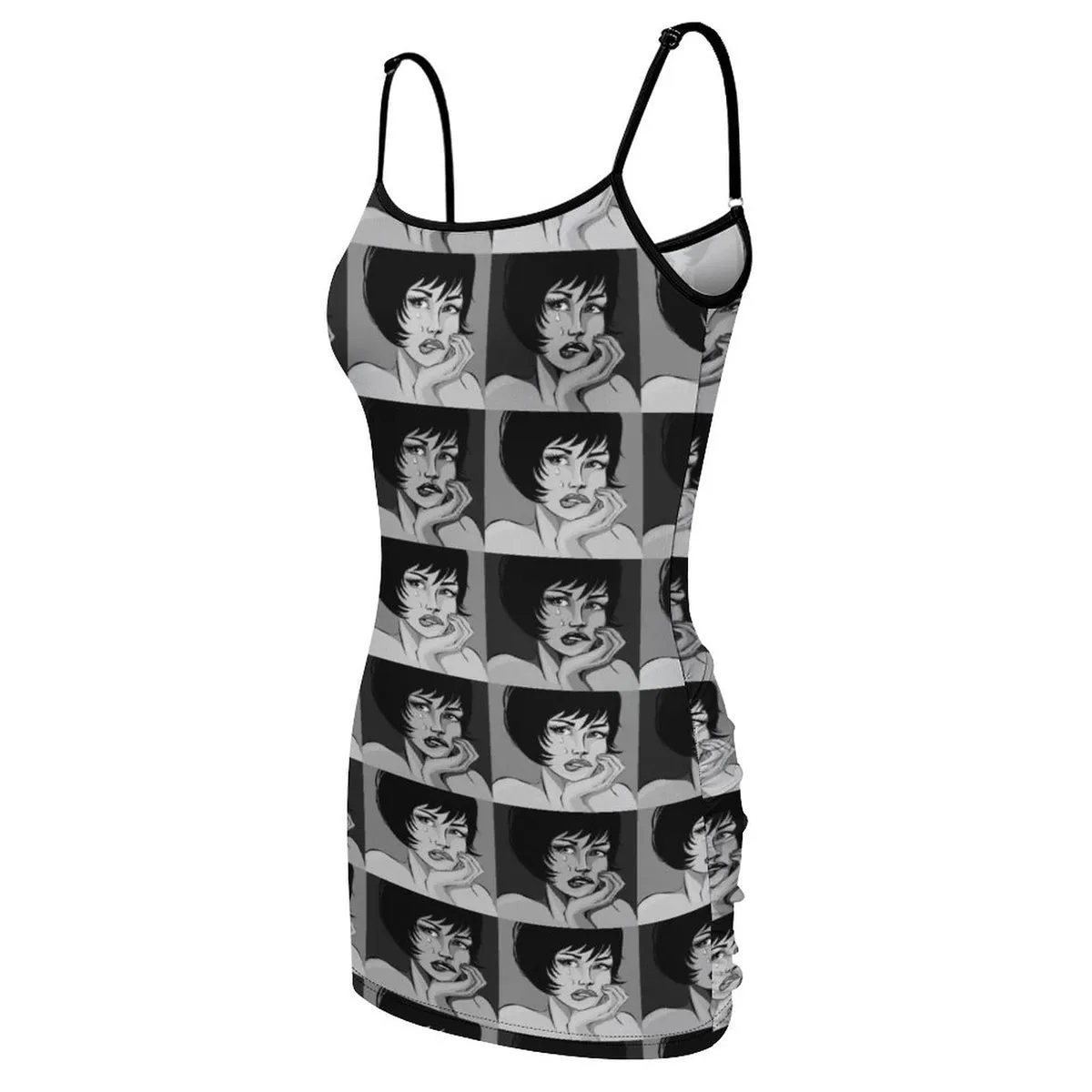 Multi-Image-Design Damen / Frauen Strandkleid Wickelkleid NZ007 mit Foto Design Motiv Text selbst gestalten und bedrucken