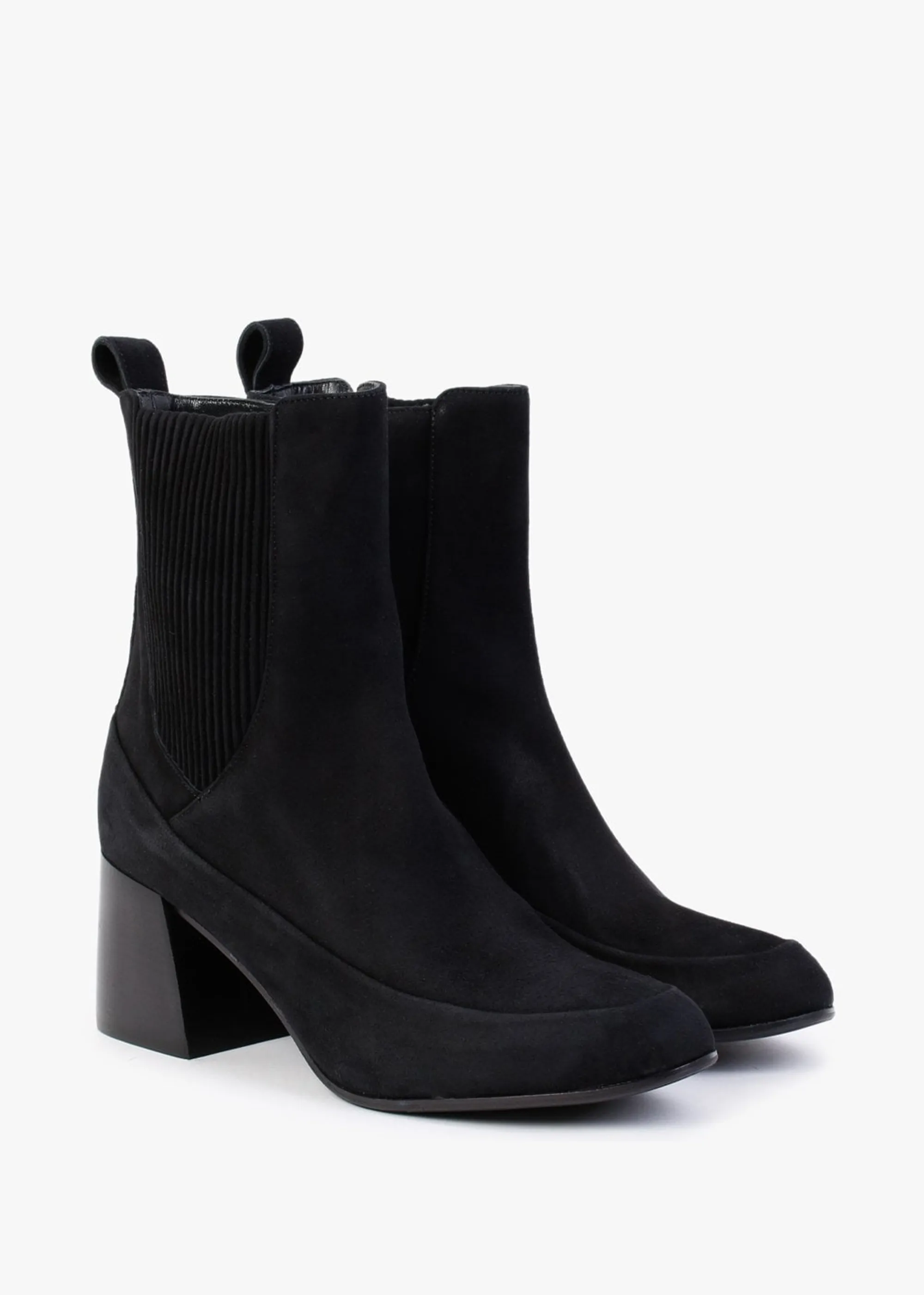 Nocky Black Suede Ankle Boots