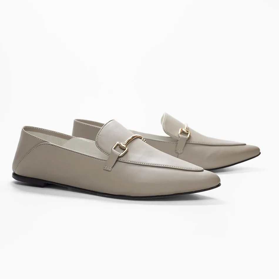 Pietra Greige Classic Loafers