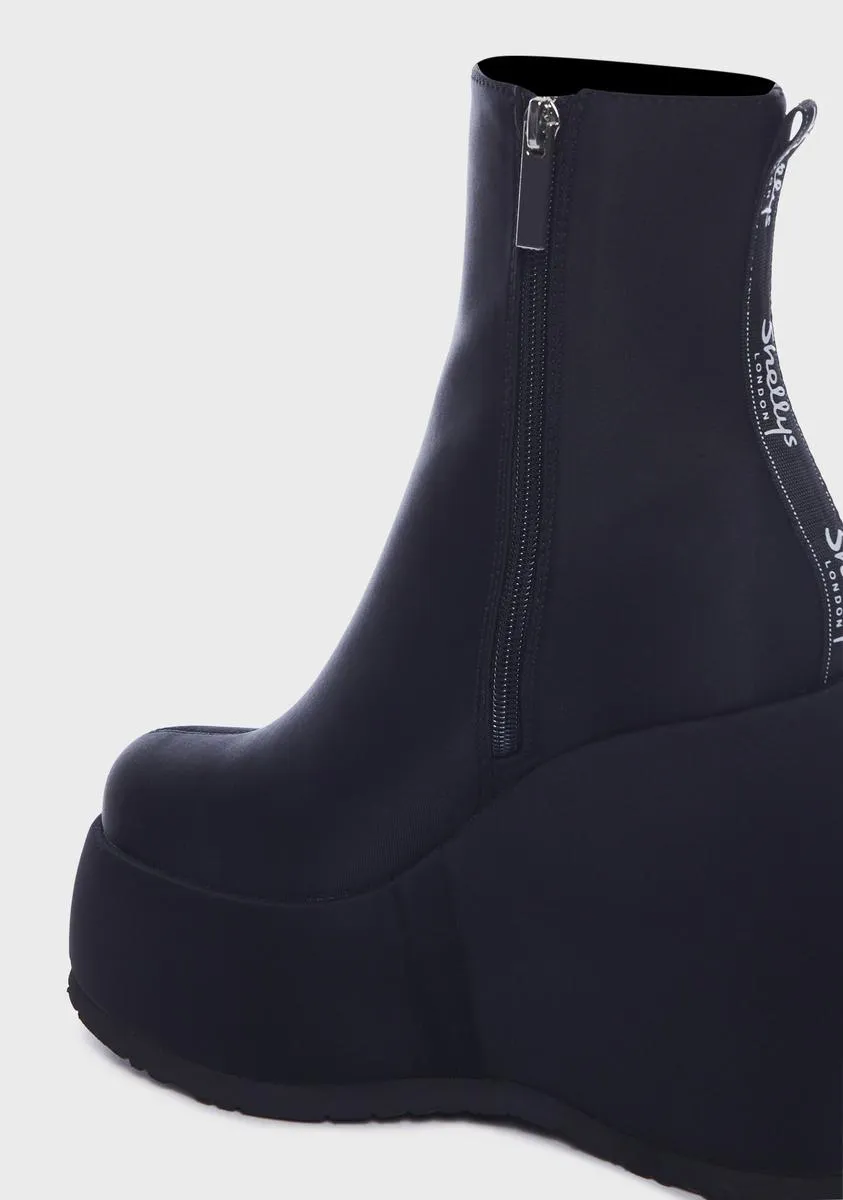 Roxanne Wedge Ankle Boots-