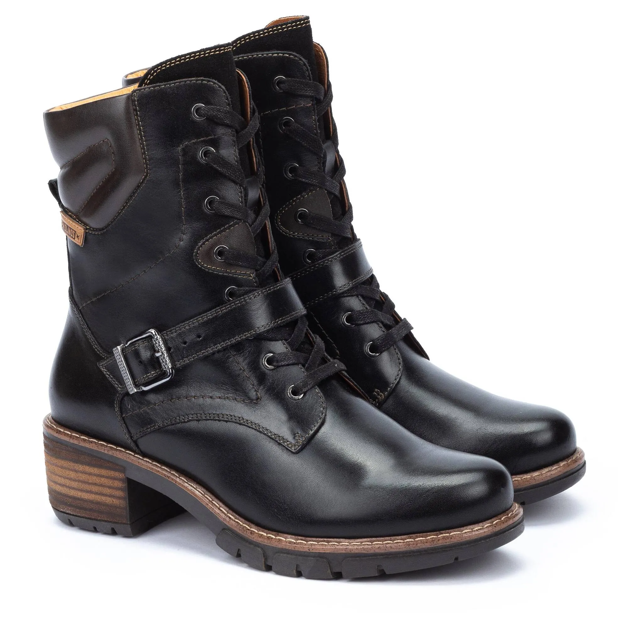 SAN SEBASTIAN Lace-up ankle boots