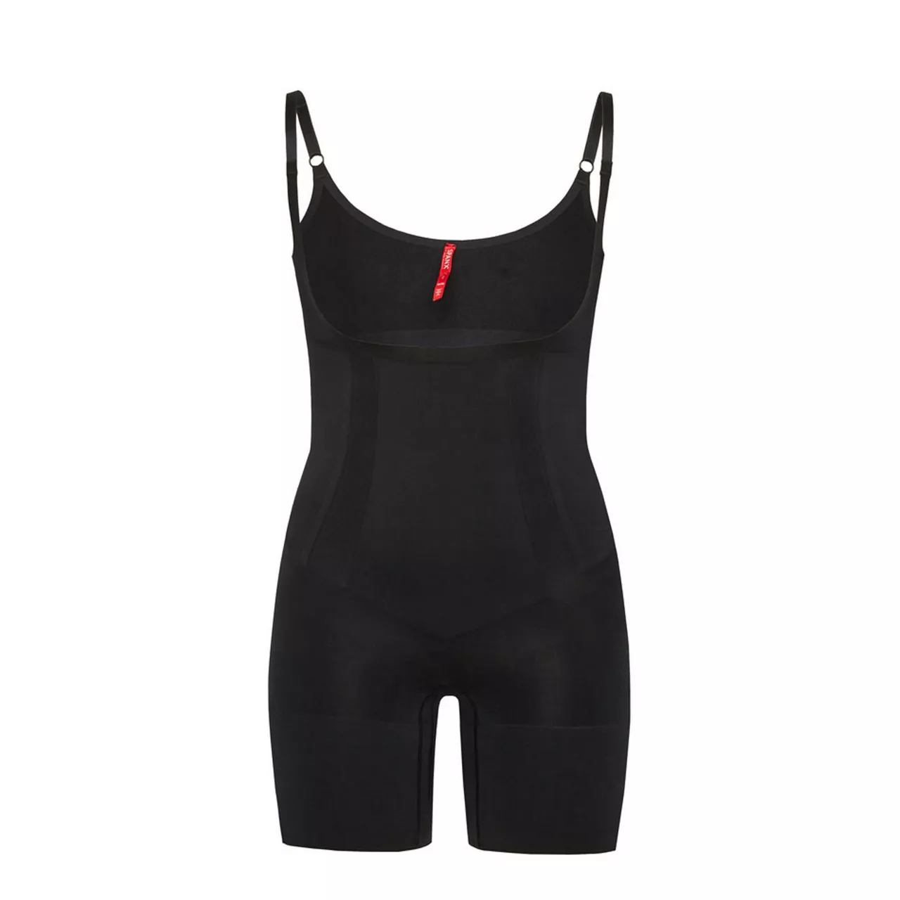 SPANX OnCore Firm Control Open-Bust Mid-Thigh Bodysuit - Black