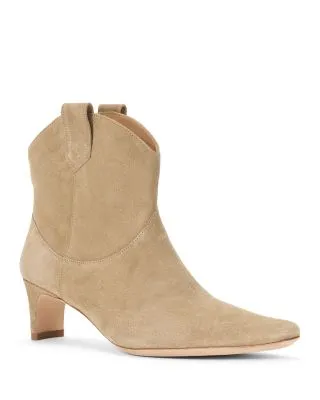Staud Women's Western Wally Snip Toe Block Heel Booties