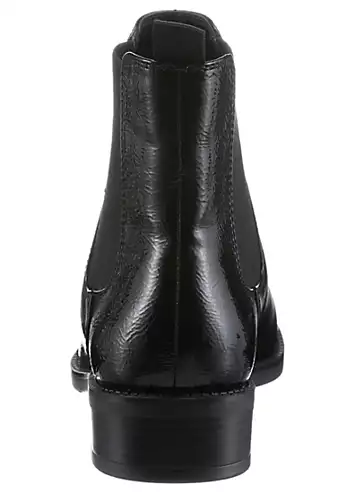 Tamaris Patent Chelsea Boots | Kaleidoscope